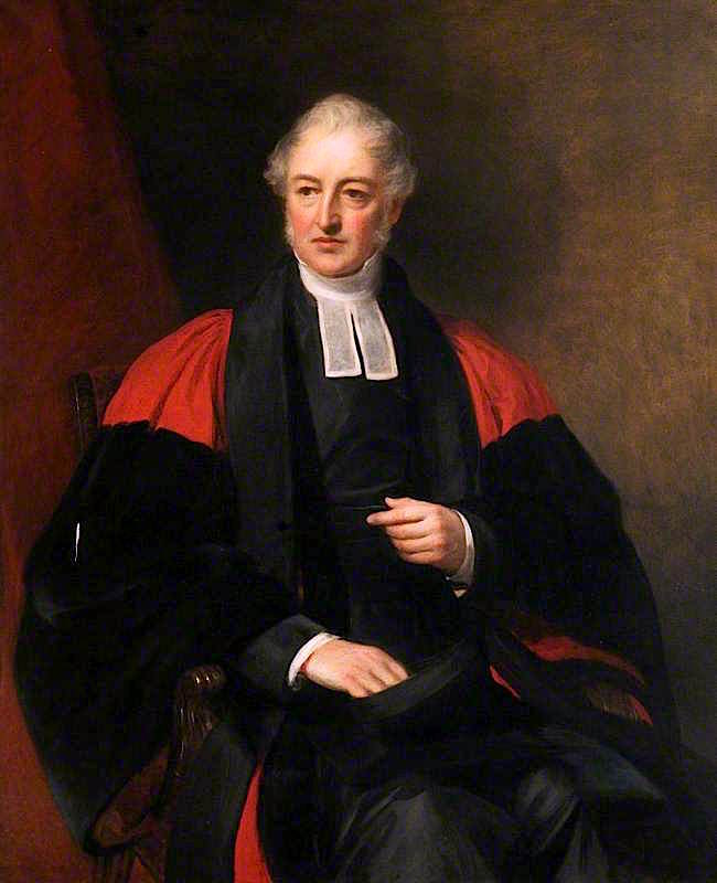 Frederick Charles Plumptre, DD, Fellow, Master, vintage artwork by Eden Upton Eddis, A3 (16x12") Poster Print