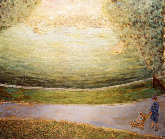 Strolling in the Park by Arnold Friedman,16x12(A3) Poster