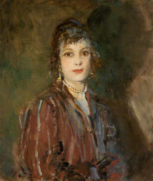 Miss Mary Clare, vintage artwork by Ambrose McEvoy, 12x8" (A4) Poster