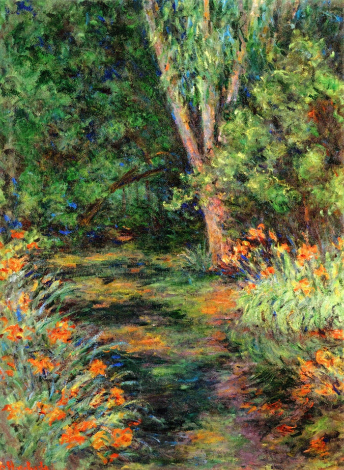 Garden Flowers by Blanche Hoschede-Monet,A3(16x12