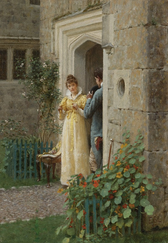 The Request, vintage artwork by Edmund Blair Leighton, 12x8" (A4) Poster