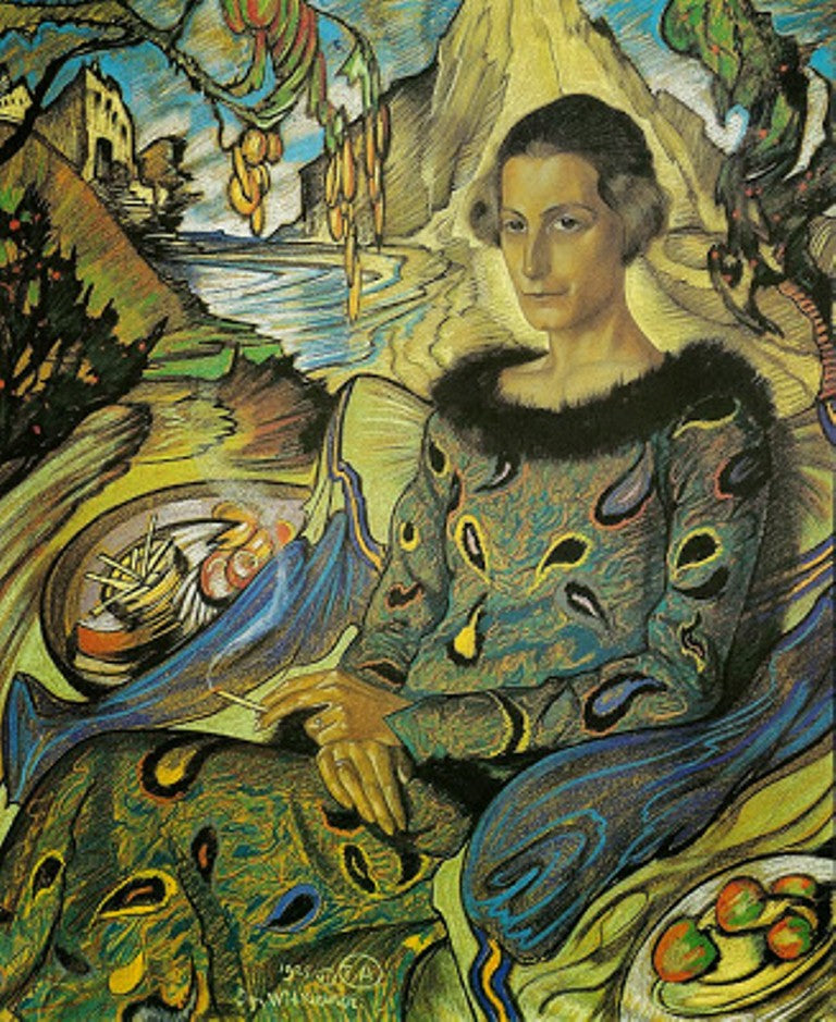 Portrait of Maria Nawrocka by Stanislaw Witkiewicz,16x12(A3) Poster