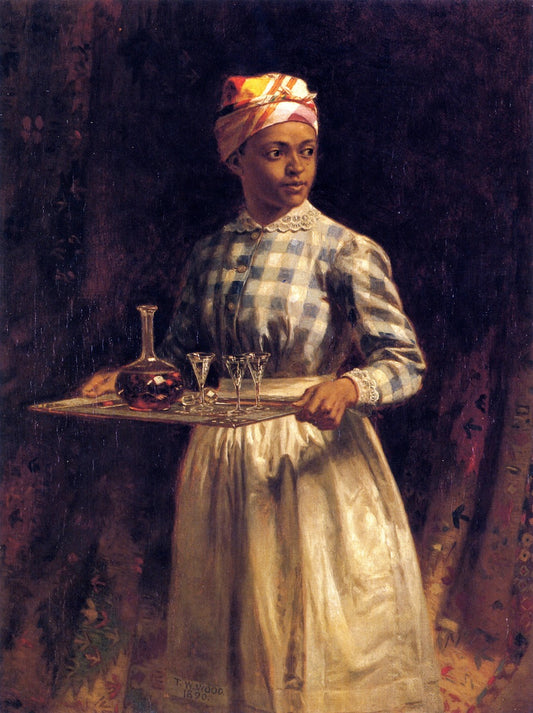 Servant Maid, vintage artwork by Thomas Waterman Wood, 12x8" (A4) Poster