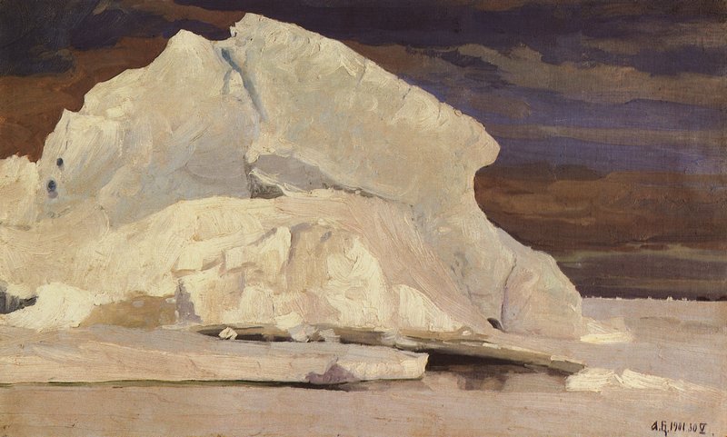 Iceberg in the Kara Sea by Alexander Borisov,A3(16x12")Poster