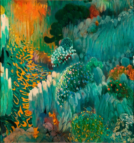 Decoració mural de la Casa Trinxet, vintage artwork by Joaquin Mir  Trinxet, 12x8" (A4) Poster