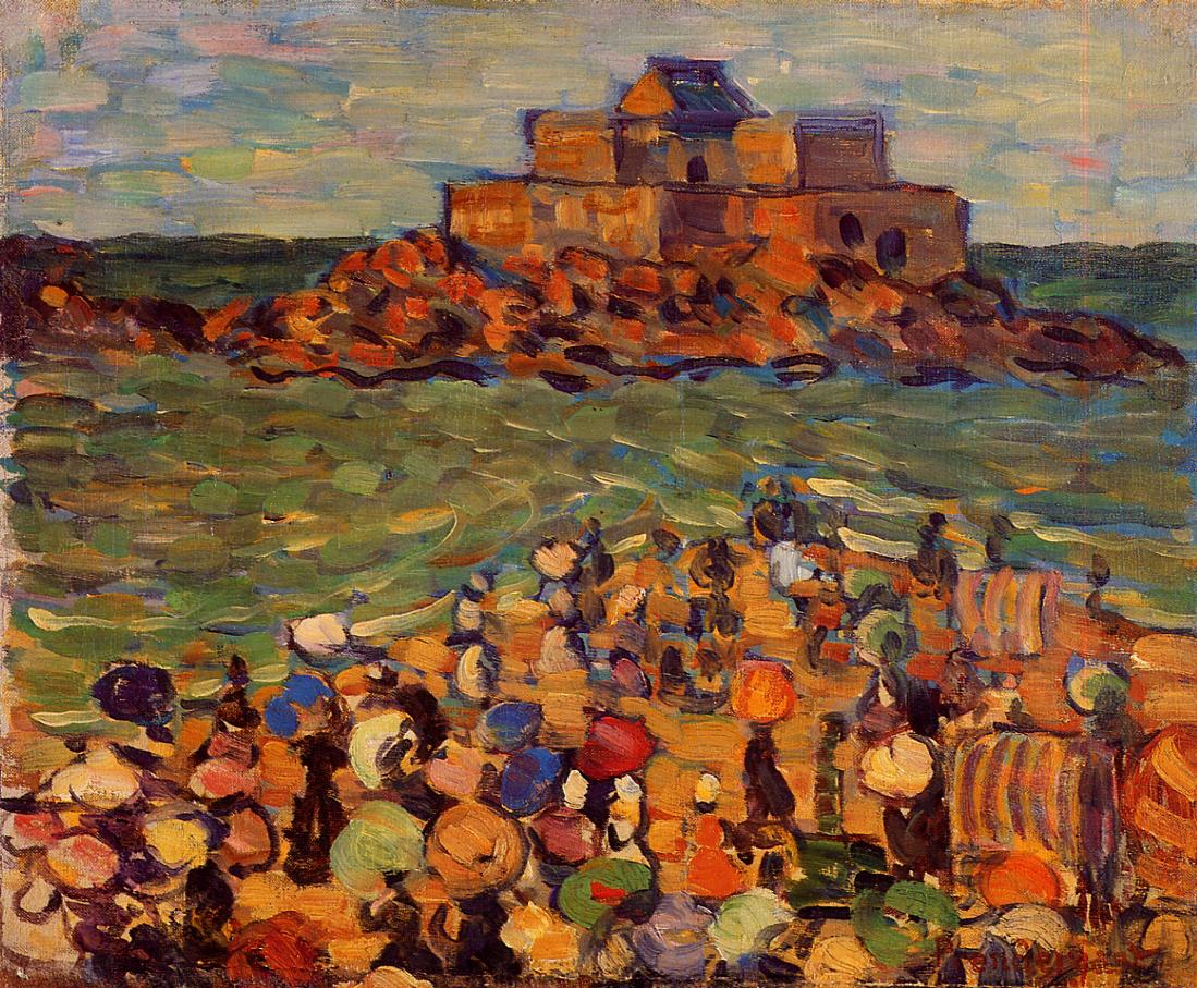 Chateaubriand's Tomb, St Malo by Maurice Prendergast,A3(16x12")Poster