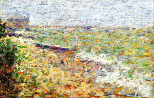 The Anchorage at Grandcamp, vintage artwork by Georges Seurat, 12x8" (A4) Poster