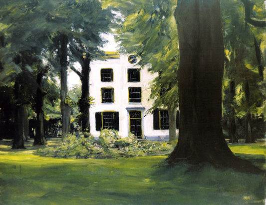 Country House in Hilversum, vintage artwork by Max Liebermann, 12x8" (A4) Poster