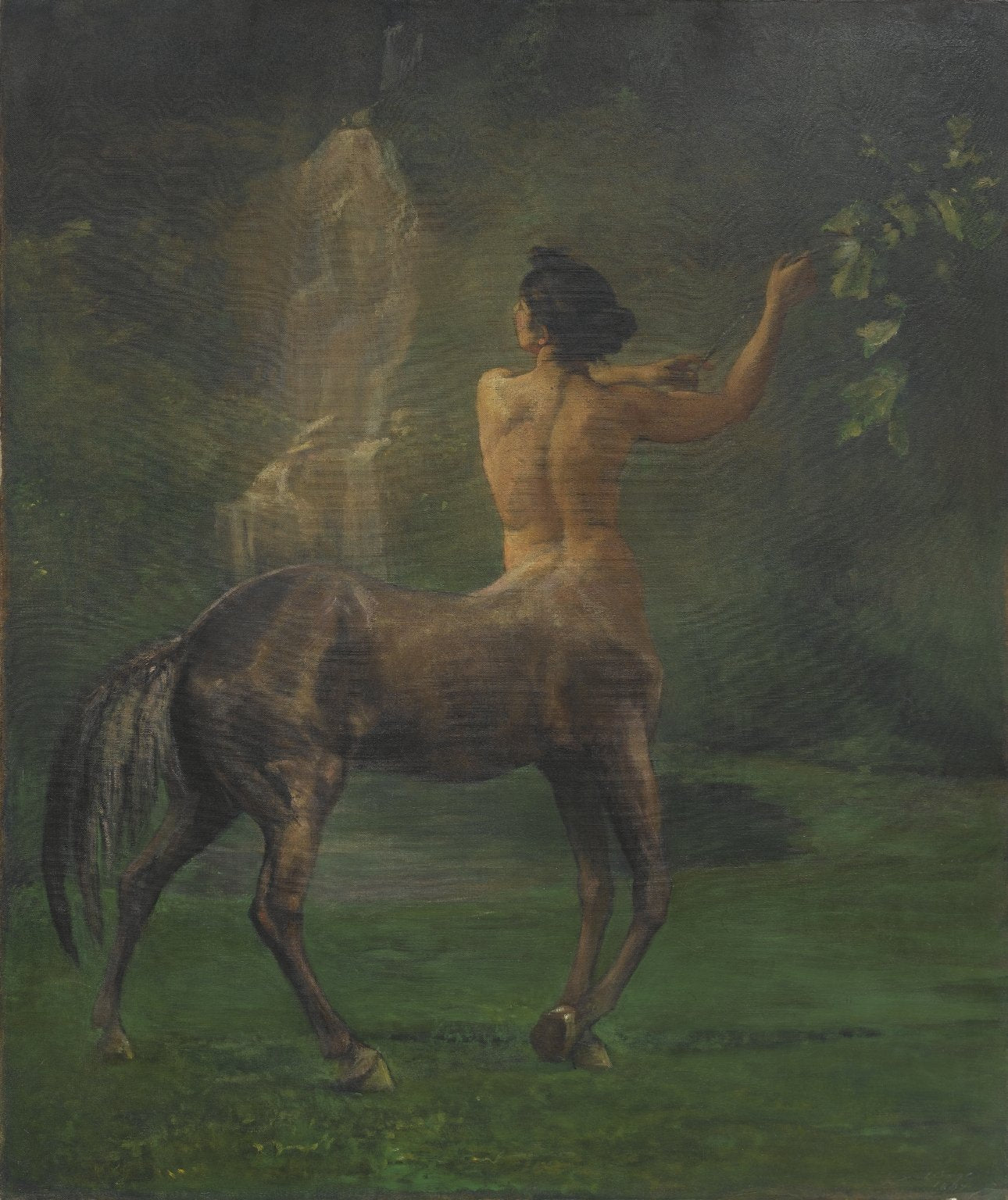 Centauress, vintage artwork by John La Farge, 12x8" (A4) Poster