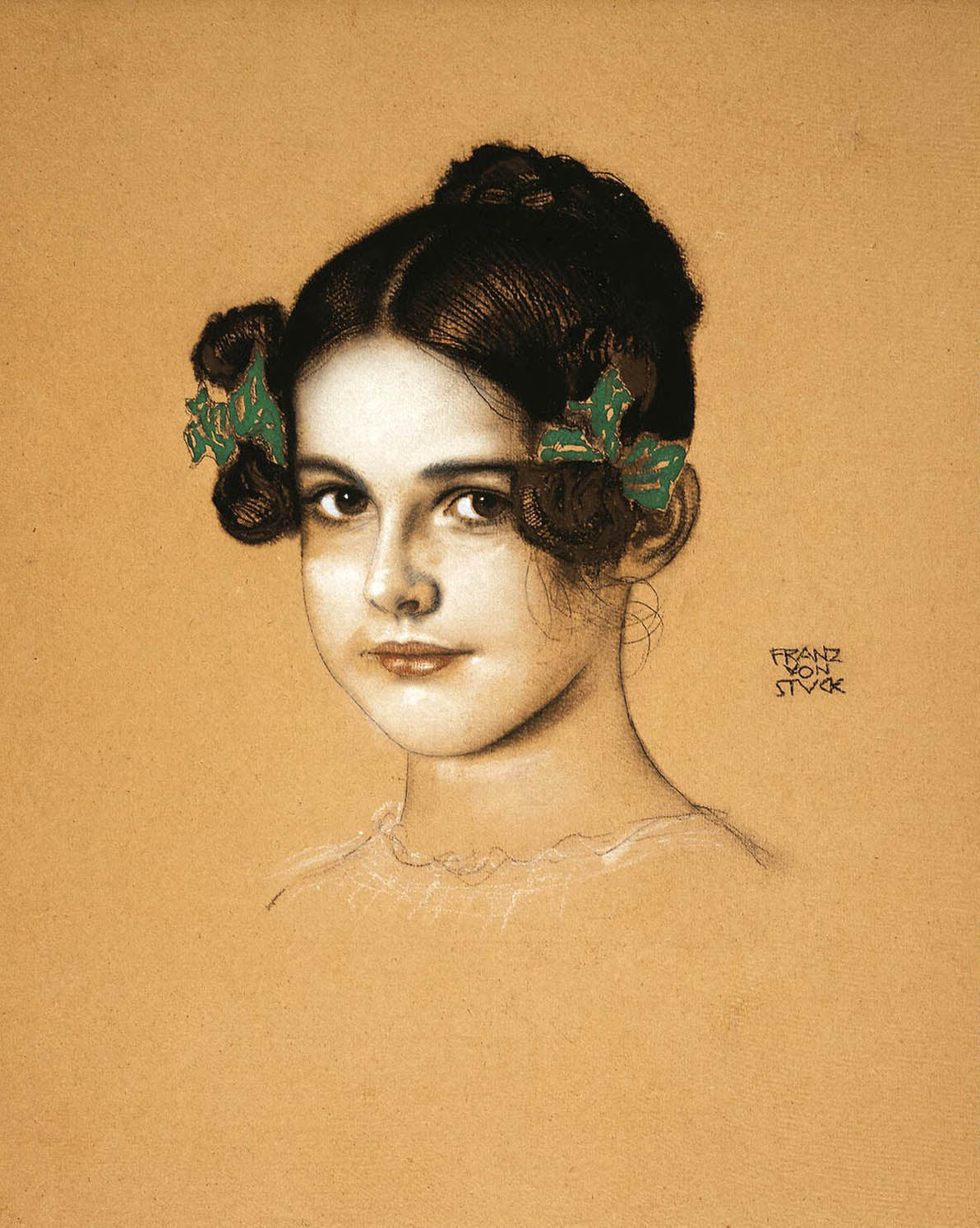 Portrait of Marie Stuck by Franz von Stuck,A3(16x12")Poster
