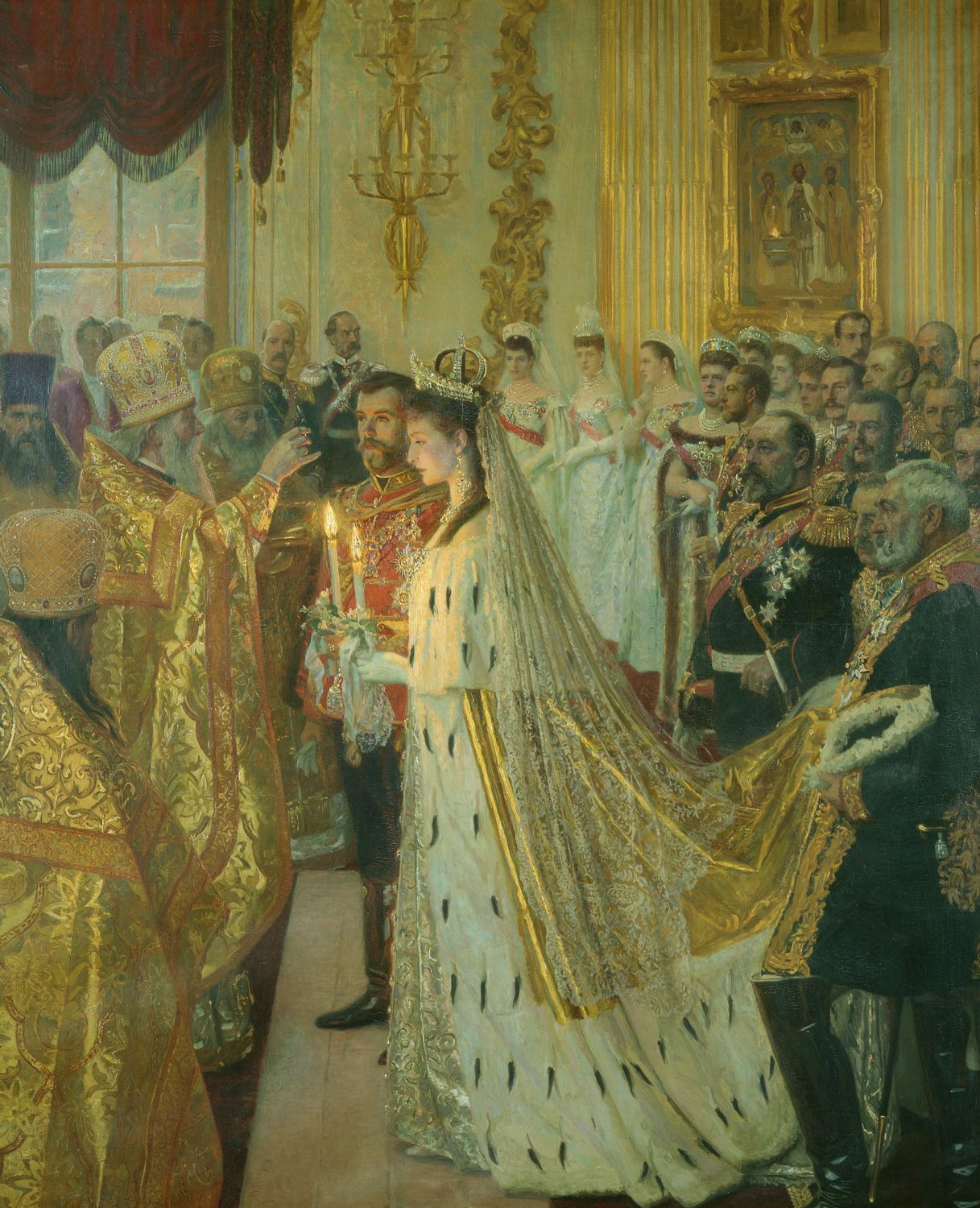 olas II, Tsar of Russia, 26th November 1894 by Laurits Tuxen,A3(16x12")Poster
