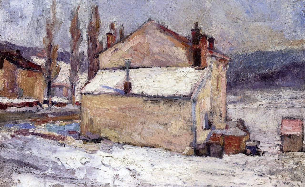 Landscape in the Snow by Ker Xavier Roussel,A3(16x12")Poster