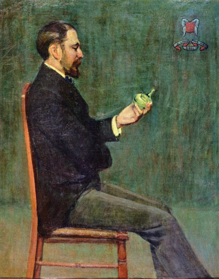 The Connoisseur (George Dudley Seymour), vintage artwork by Mary Rogers Williams, 12x8" (A4) Poster