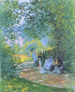 At the Parc Monceau, vintage artwork by Claude Monet, 12x8" (A4) Poster