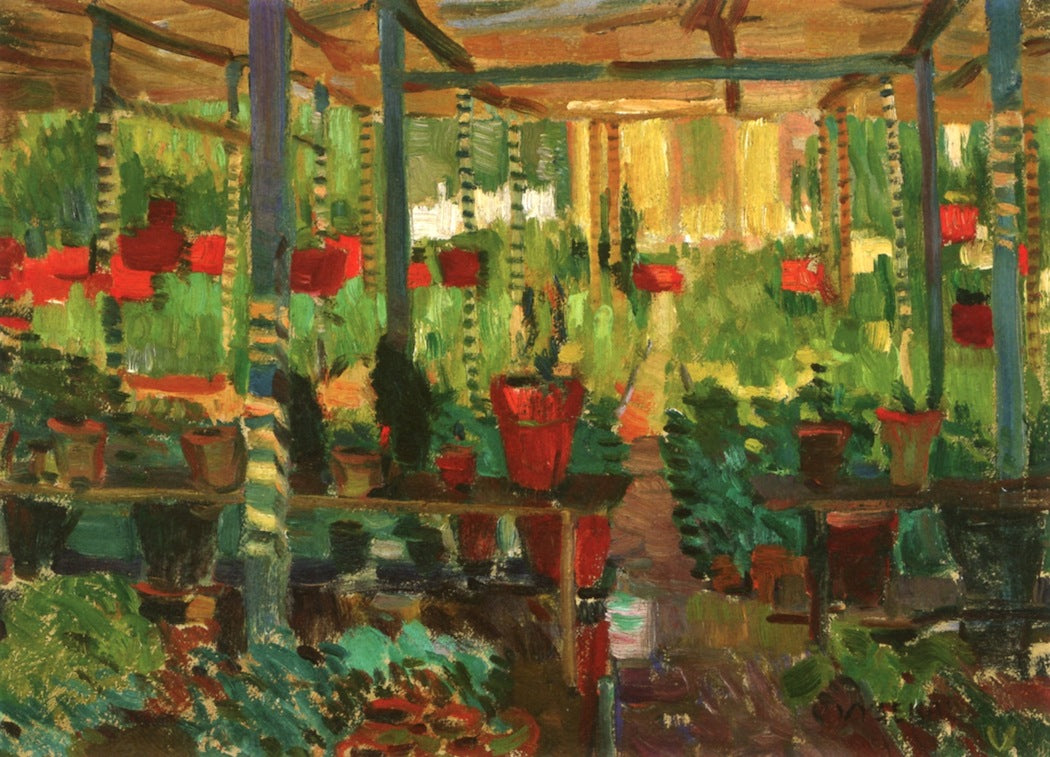 The Red Pots by Edouard Vysekal,16x12(A3) Poster