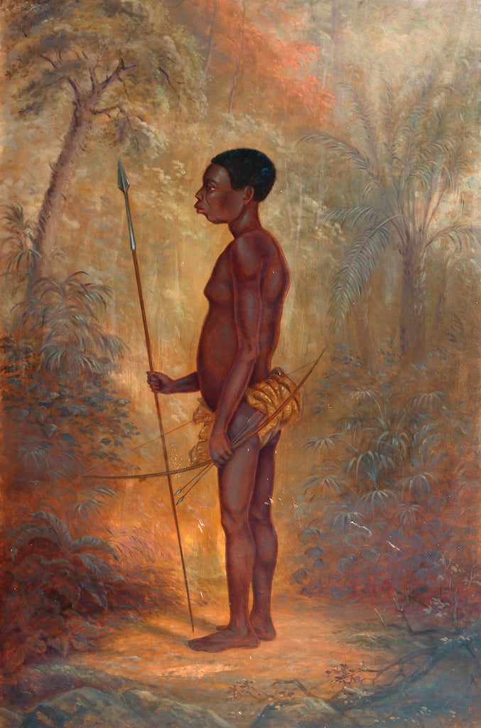 Akka Man, vintage artwork by Antonio Zeno Shindler, 12x8" (A4) Poster