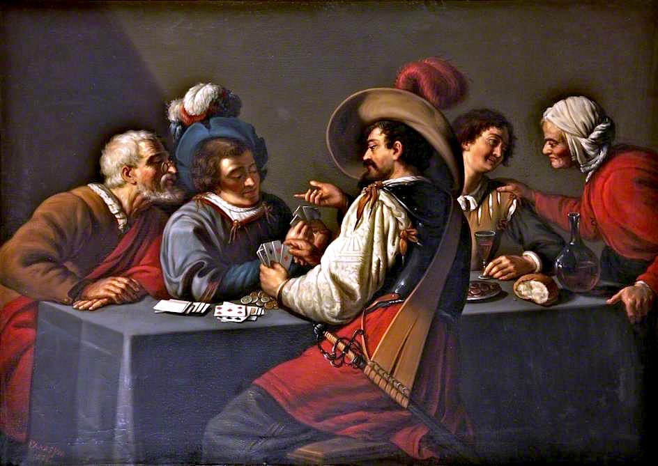 The Cheat, vintage artwork by Edgard Pieter Josef Farasyn, 12x8" (A4) Poster