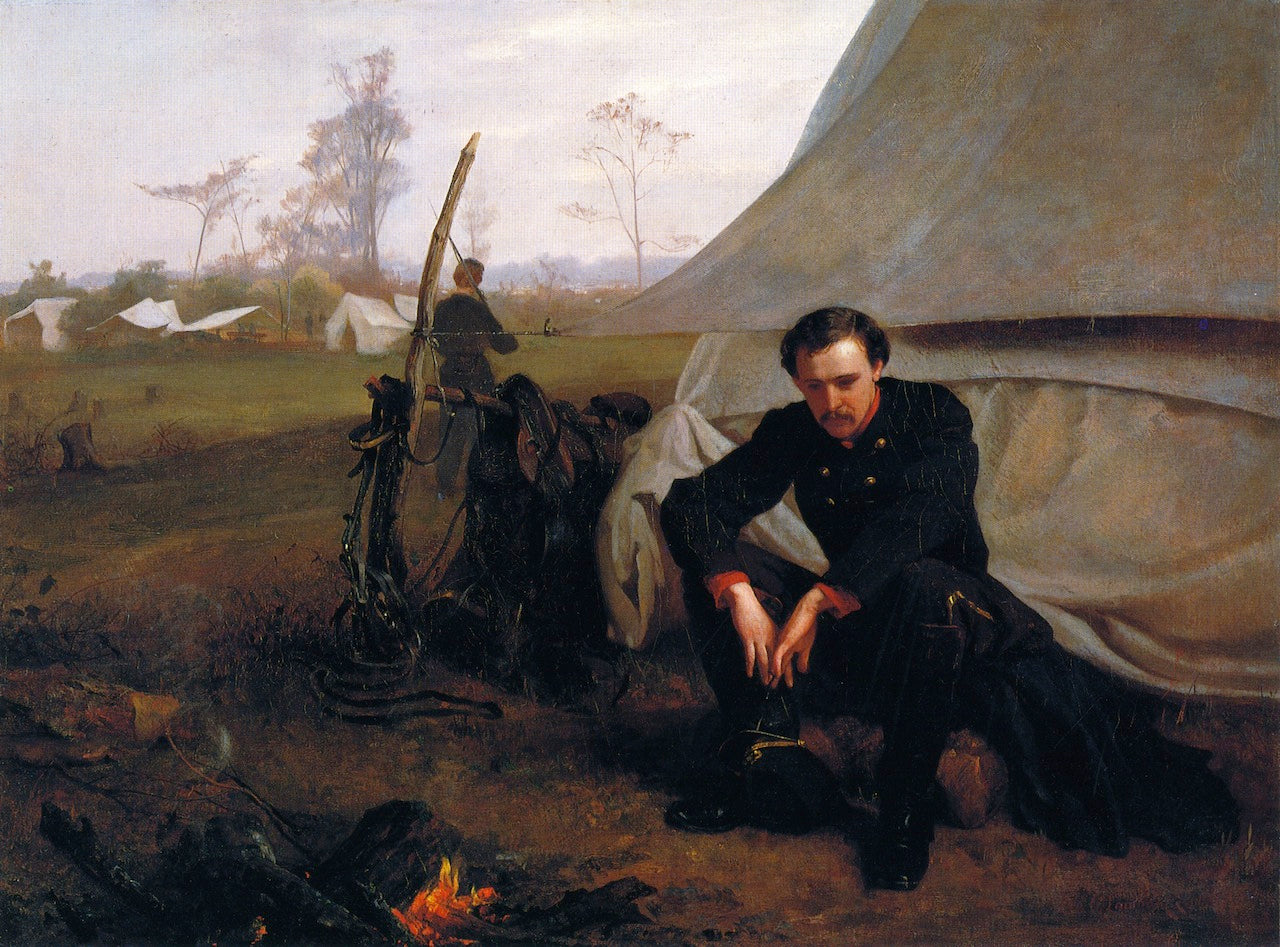 At the Front, vintage artwork by George Cochran Lambdin, 12x8" (A4) Poster