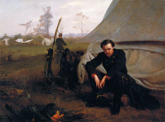 At the Front, vintage artwork by George Cochran Lambdin, 12x8" (A4) Poster