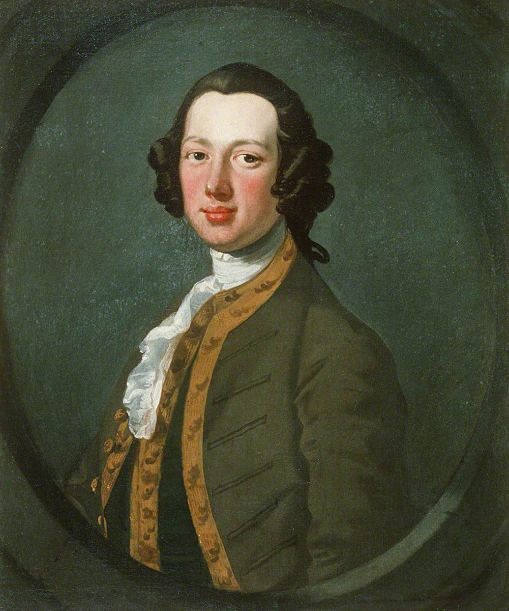 Captain Walter Griffith of Bron-Gain (1727–1779), vintage artwork by Richard Wilson, R. A., 12x8" (A4) Poster