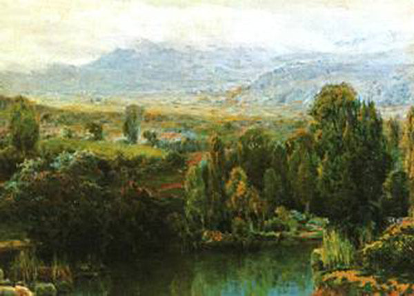 Paisaje by Manuel Salces Gutierrez,A3(16x12")Poster