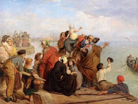 The Last Farewell, vintage artwork by Henry Nelson ONeil, A3 (16x12") Poster Print