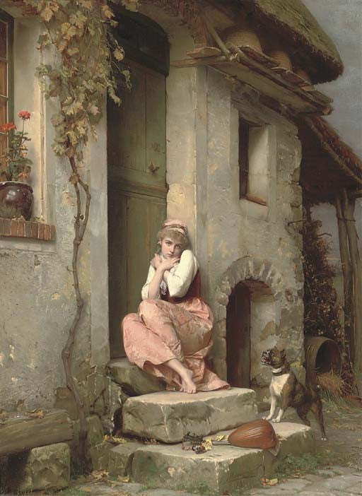 La cagale, vintage artwork by Emile Pierre Metzmacher, A3 (16x12") Poster Print