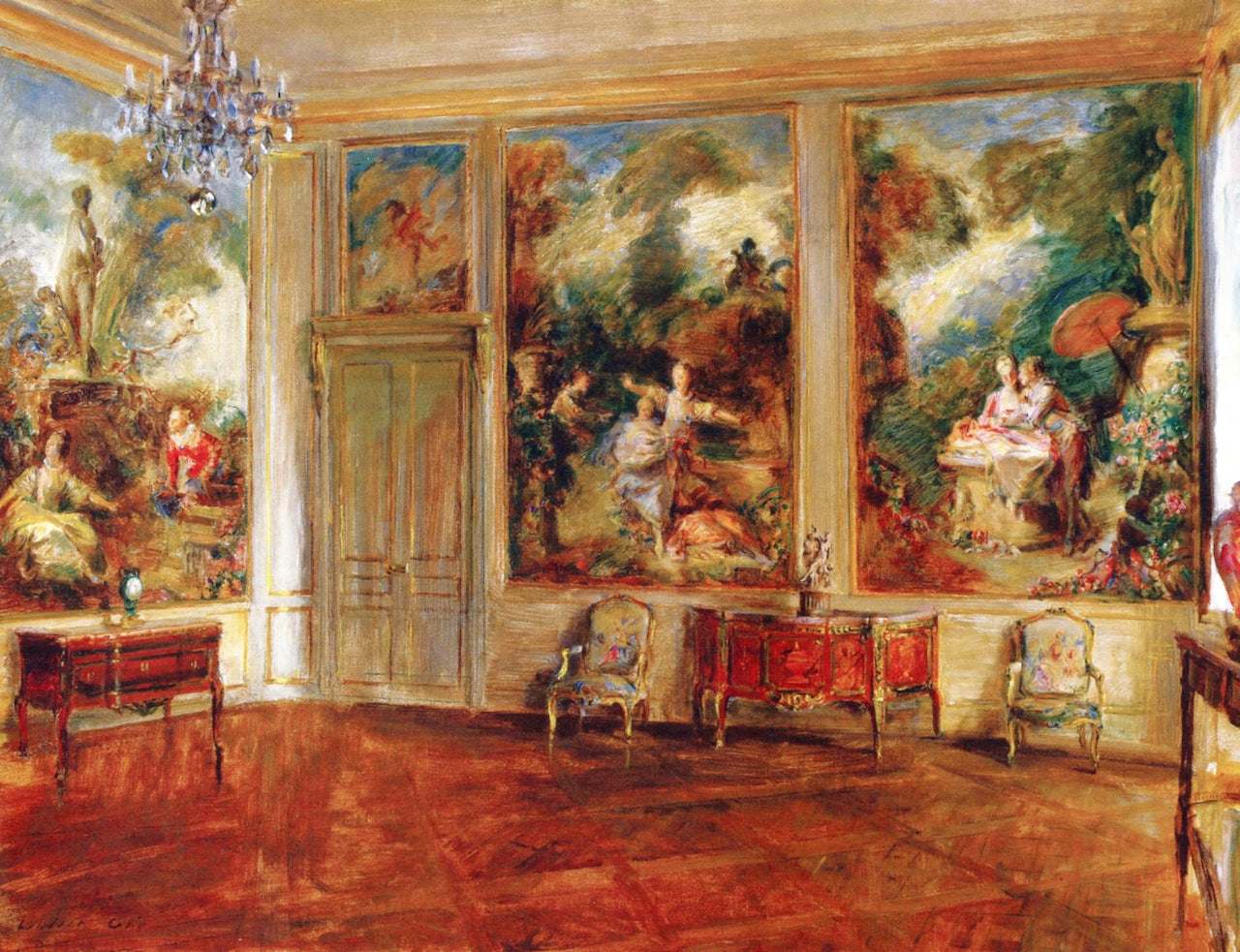 The Fragonard Room by Walter Gay,A3(16x12")Poster