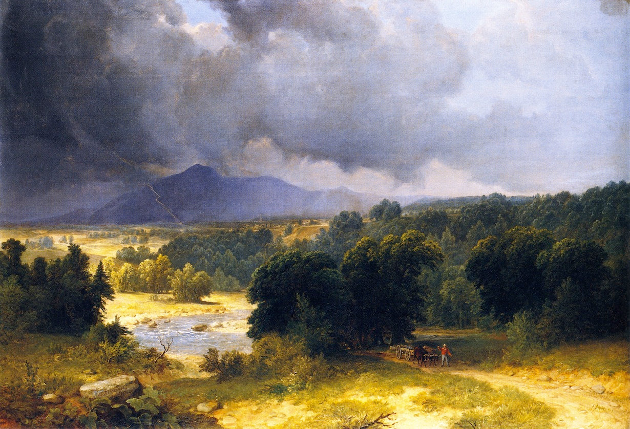 June Shower, vintage artwork by Asher Brown Durand, A3 (16x12") Poster Print