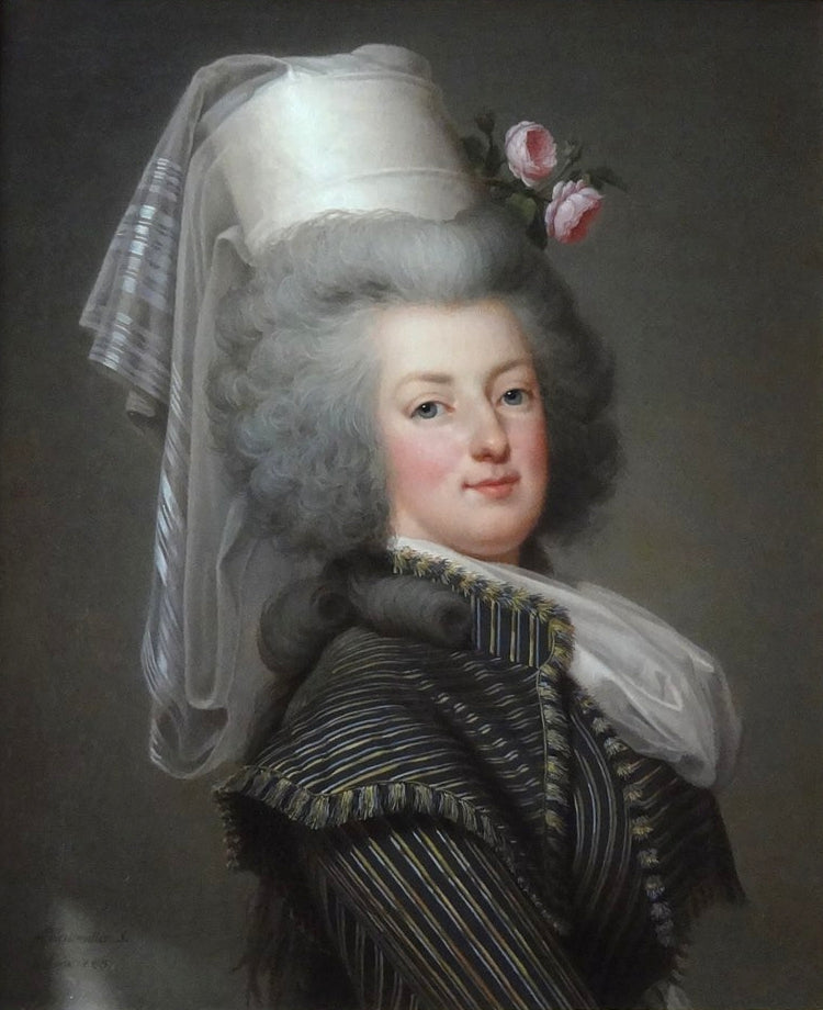 Marie Antoinette of Austria, Queen of France, vintage artwork by Adolf Ulrik Wertmuller, 12x8" (A4) Poster