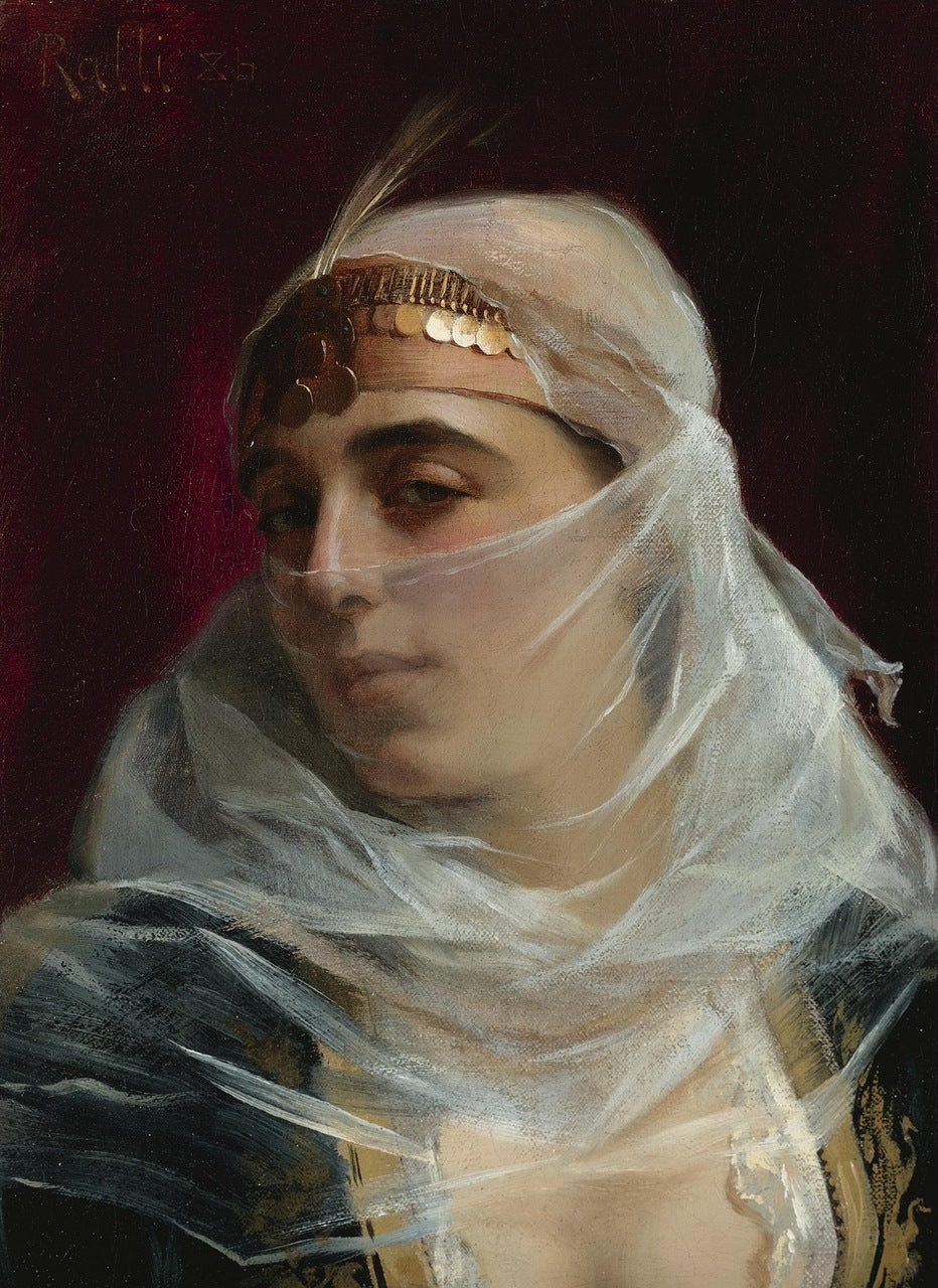 Turkish Woman by Theodoros Ralli,A3(16x12")Poster