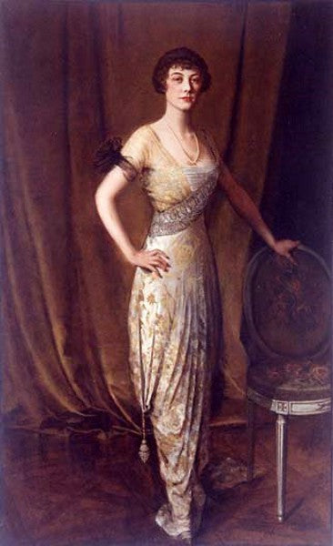 Portrait of an Elegant Lady, vintage artwork by Walter I. Cox, 12x8" (A4) Poster