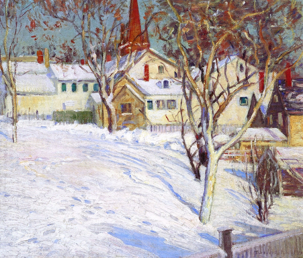 Town Hill, Ipswich by Theodore Wendel,A3(16x12")Poster