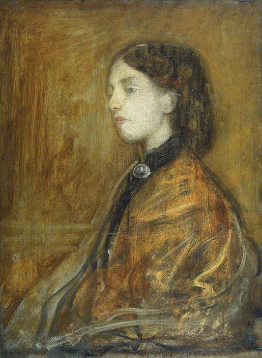 Gwen John, vintage artwork by Ambrose McEvoy, 12x8" (A4) Poster