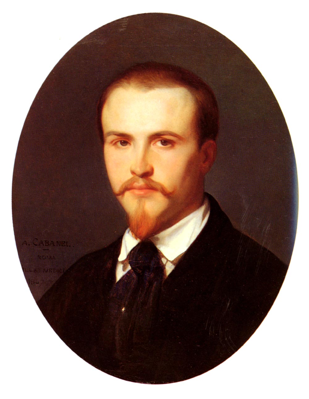 Felix Masse, vintage artwork by Alexandre Cabanel, 12x8" (A4) Poster