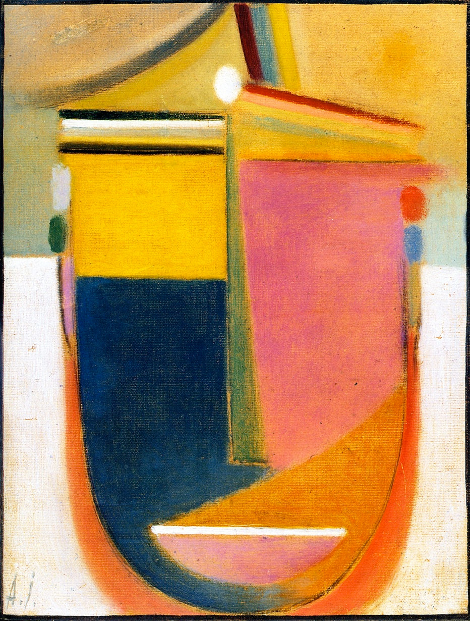 Abstract Head: Composition No. 9 by Alexei von Jawlensky,A3(16x12")Poster