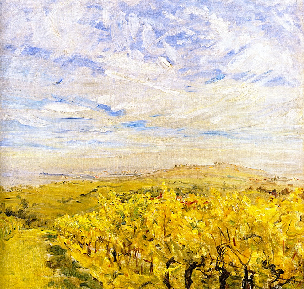  in the Palatinate - Vineyards near Neukastel by Max Slevogt,A3(16x12")Poster