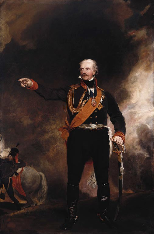 Field-Marshall Gebhardt von Blucher (1742-1819), vintage artwork by Thomas Lawrence, 12x8" (A4) Poster