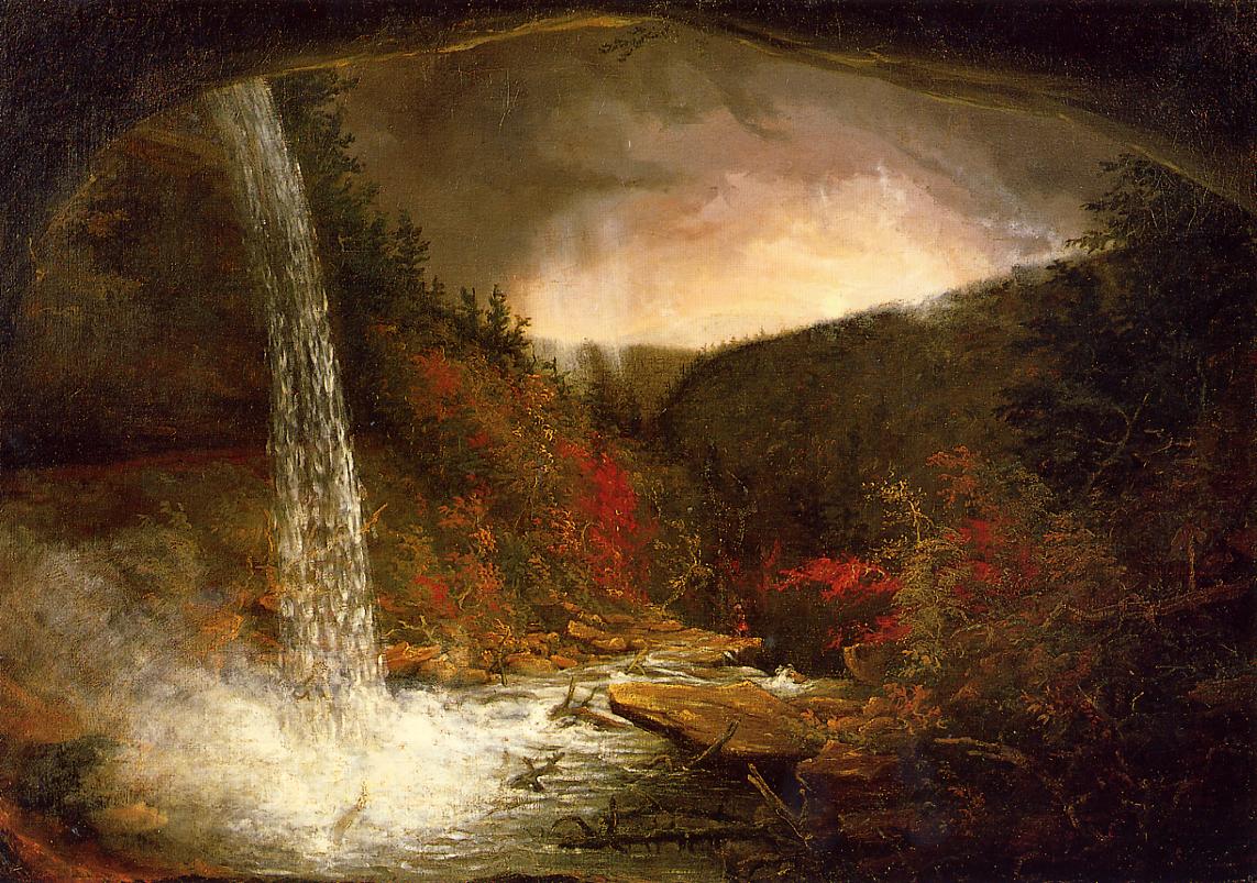 Kaaterskill Falls, vintage artwork by Thomas Cole, A3 (16x12") Poster Print