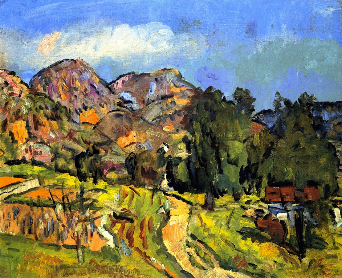Provencal Landscape by George Leslie Hunter,16x12(A3) Poster