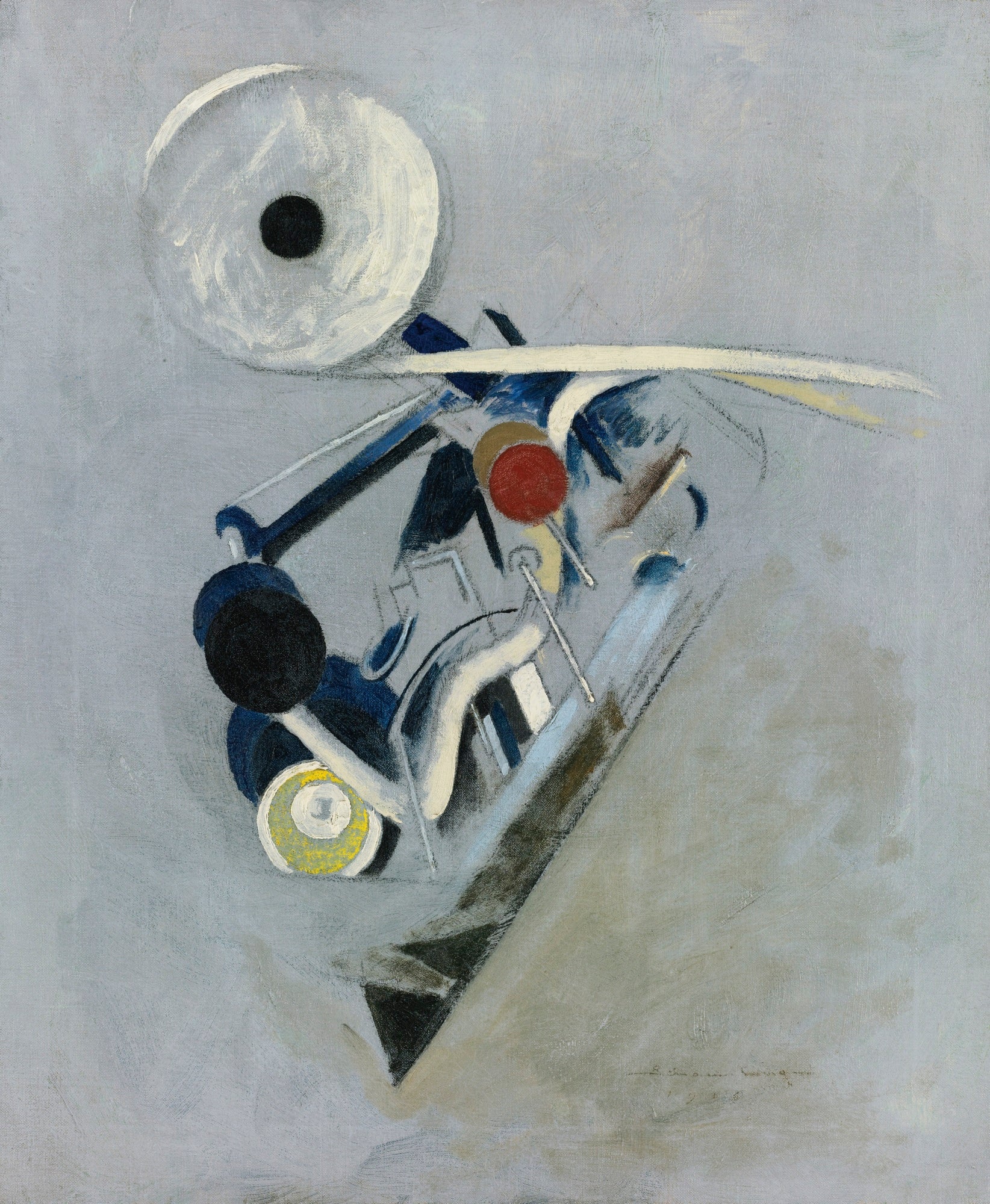 Camera Flashlight, Machine Still Life, vintage artwork by Morton Livingston Shamberg, 12x8" (A4) Poster