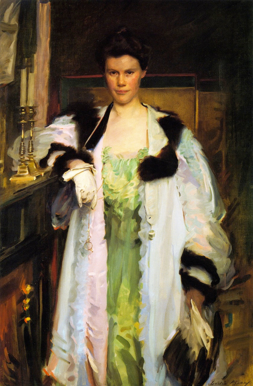 Bertha Hallowell Vaughan by Cecilia Beaux,A3(16x12")Poster