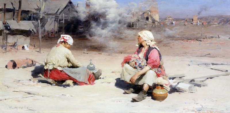 Women at the Ironworks by Abram Efimovich Arkhipov,A3(16x12")Poster