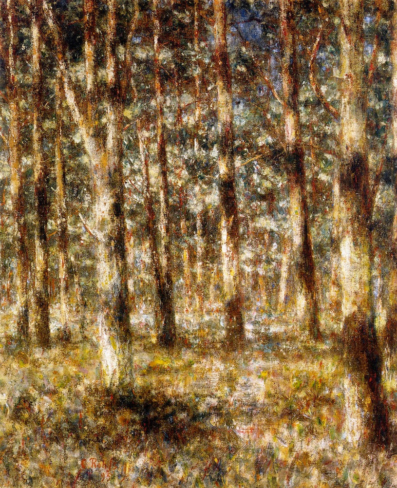 A Forest Web, vintage artwork by Christian Rohlfs, 12x8" (A4) Poster