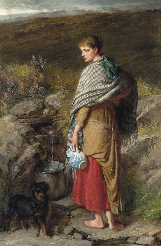 The Highland Spring, vintage artwork by Haynes King, 12x8" (A4) Poster