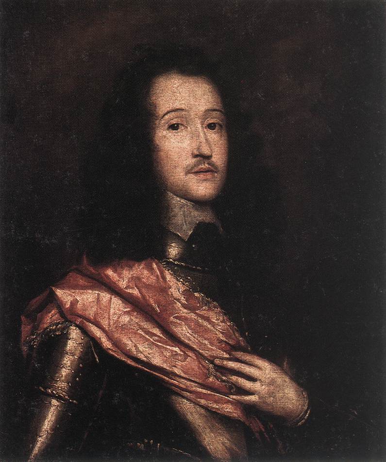 Richard Lovelace, vintage artwork by William Dobson, 12x8" (A4) Poster