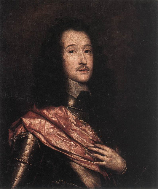 Richard Lovelace, vintage artwork by William Dobson, 12x8" (A4) Poster
