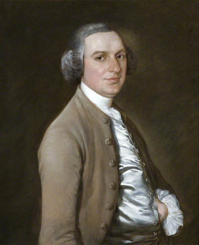 Francis Basset of Tehidy, vintage artwork by Thomas Gainsborough, 12x8" (A4) Poster