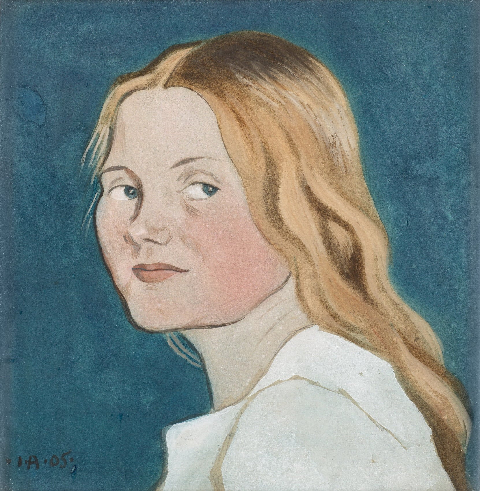Mrs. Arosenius, vintage artwork by Ivar Arosenius, 12x8" (A4) Poster