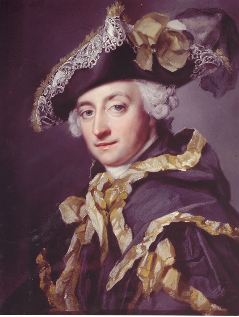 Hon. Josiah Child, vintage artwork by Francis Cotes, R.A., 12x8" (A4) Poster